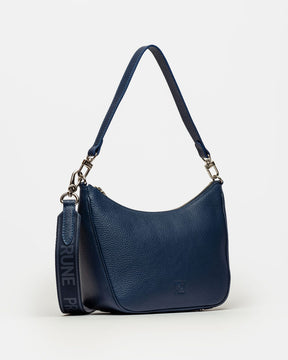 Bandolera Venice en cuero graneado