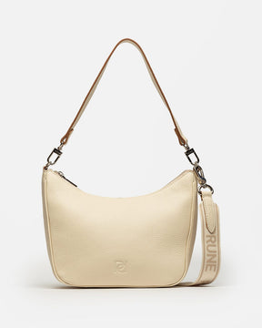 Bandolera Venice en cuero graneado