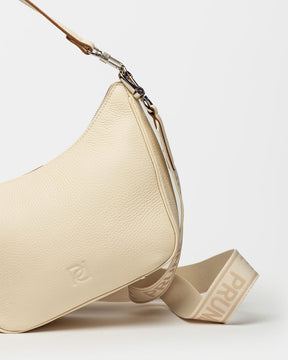 Bandolera Venice en cuero graneado