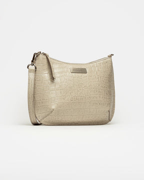 Bandolera Mia en cuero croco