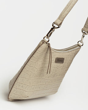 Bandolera Mia en cuero croco