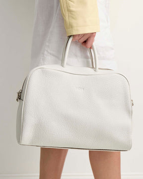 Cartera de mano The Club en cuero graneado