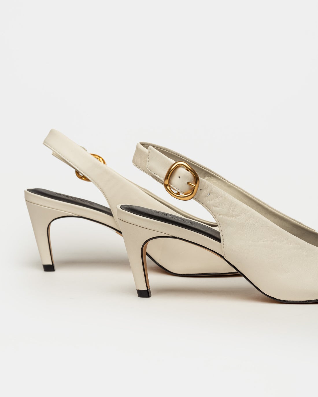 Stiletto Milan en cuero liso