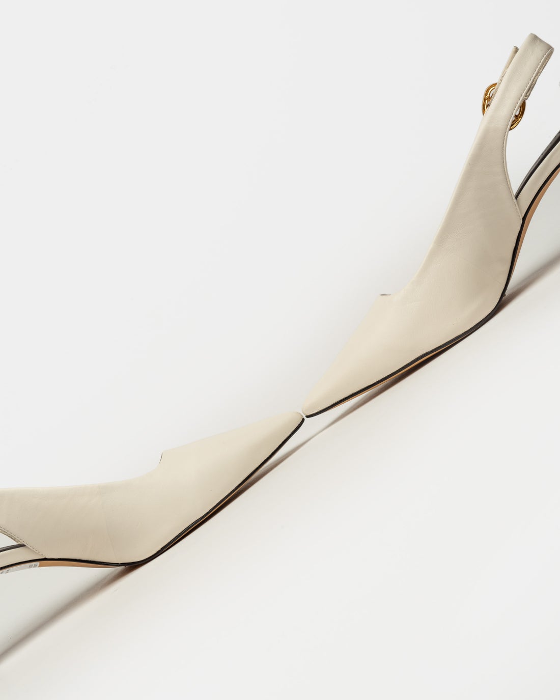 Stiletto Milan en cuero liso