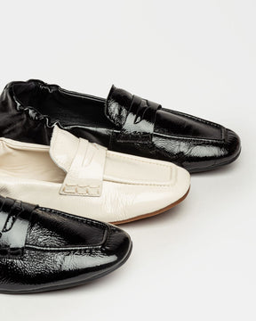 Mocasín Siena en cuero gloss