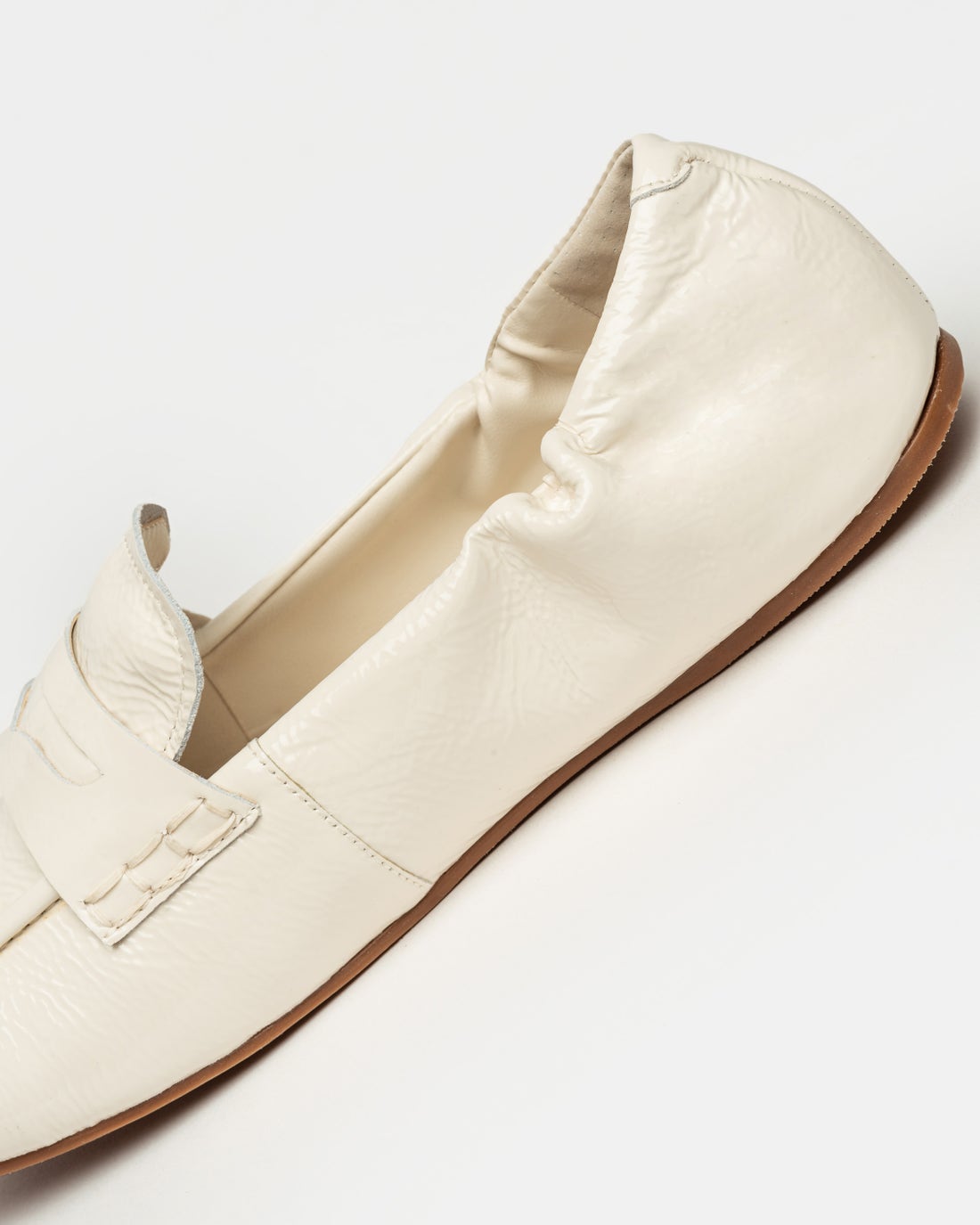 Mocasín Siena en cuero gloss