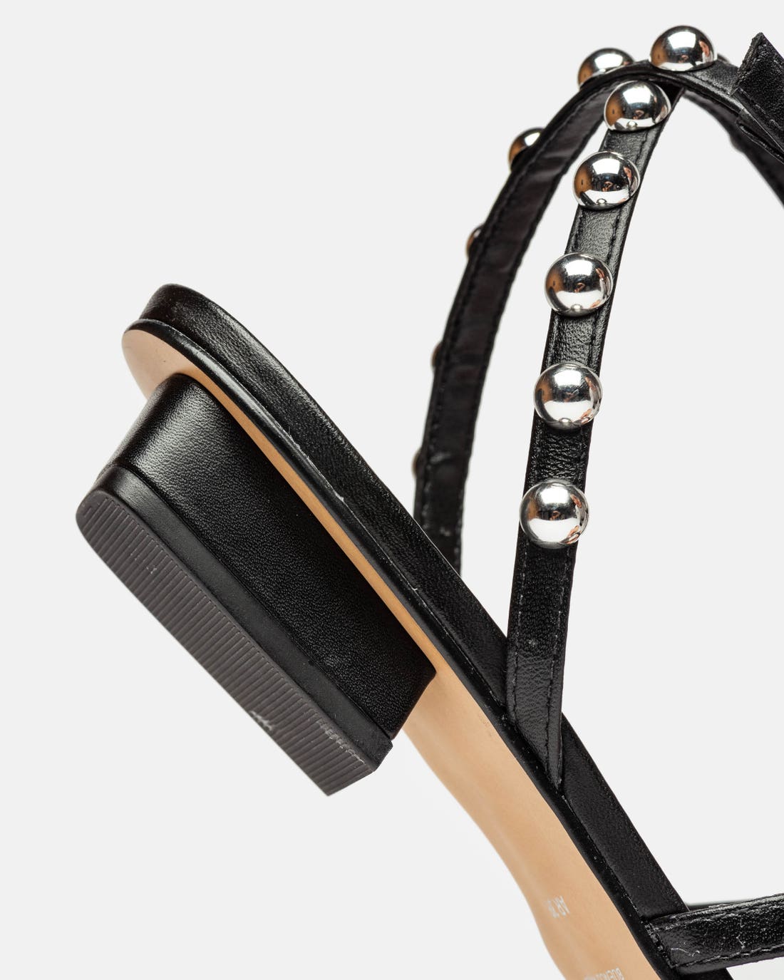 Sandalia baja Aurora en cuero liso