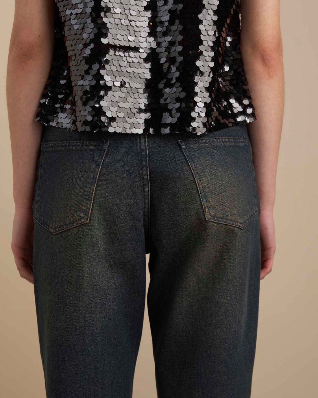 Denim Straight Matizado